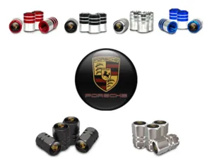 Porsche Tyre Valve Caps for Truck Limited Edition